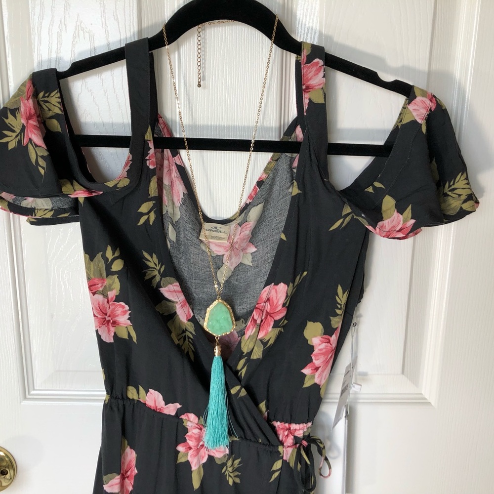 NWTO'Neill Cold Shoulder Wrap Sundress in size Med - Picture 3 of 8